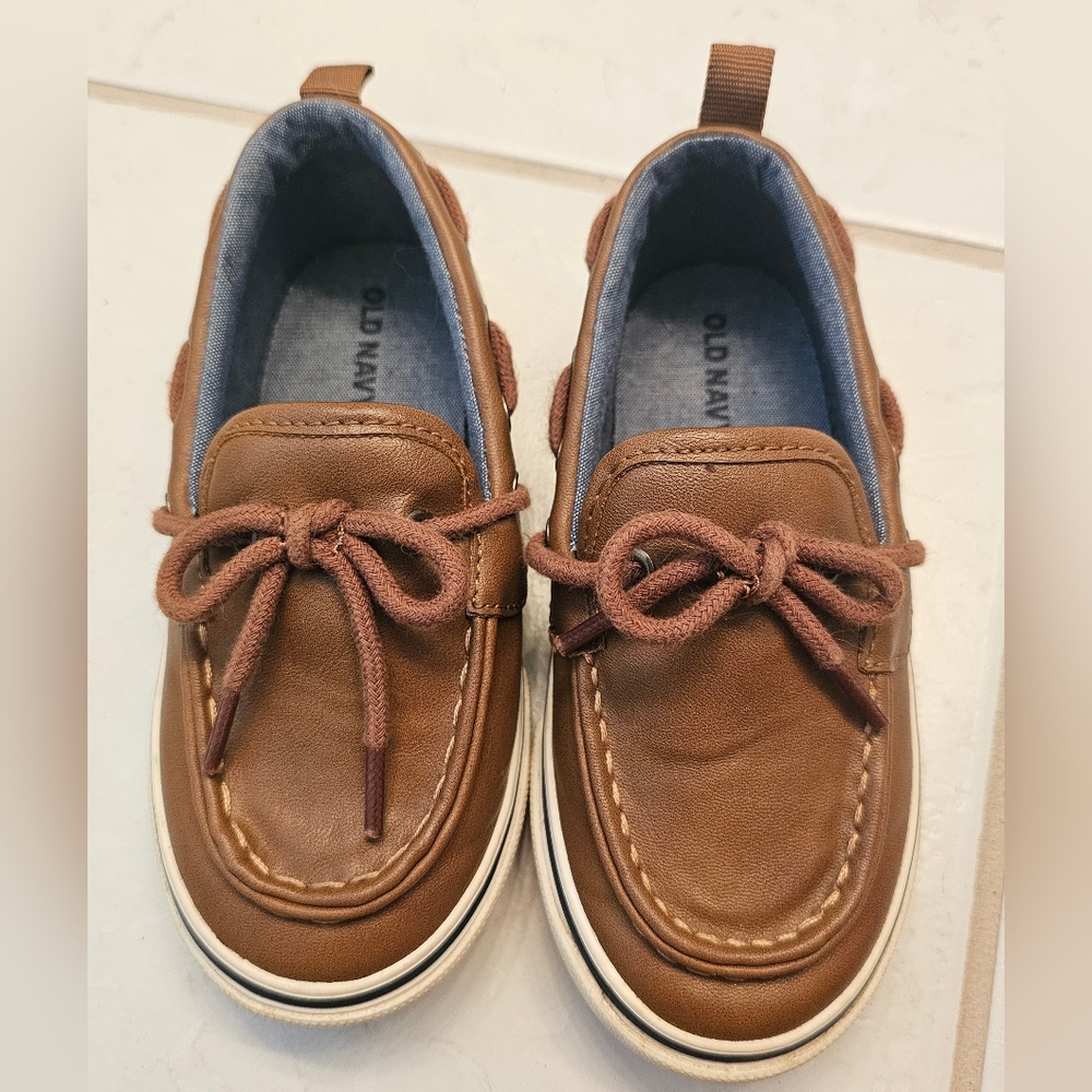 Old Navy Tan Kids Moccasins